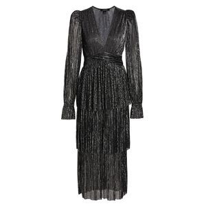 SABINA MUSÁYEV Marais Sequin Knit Midi-Dress